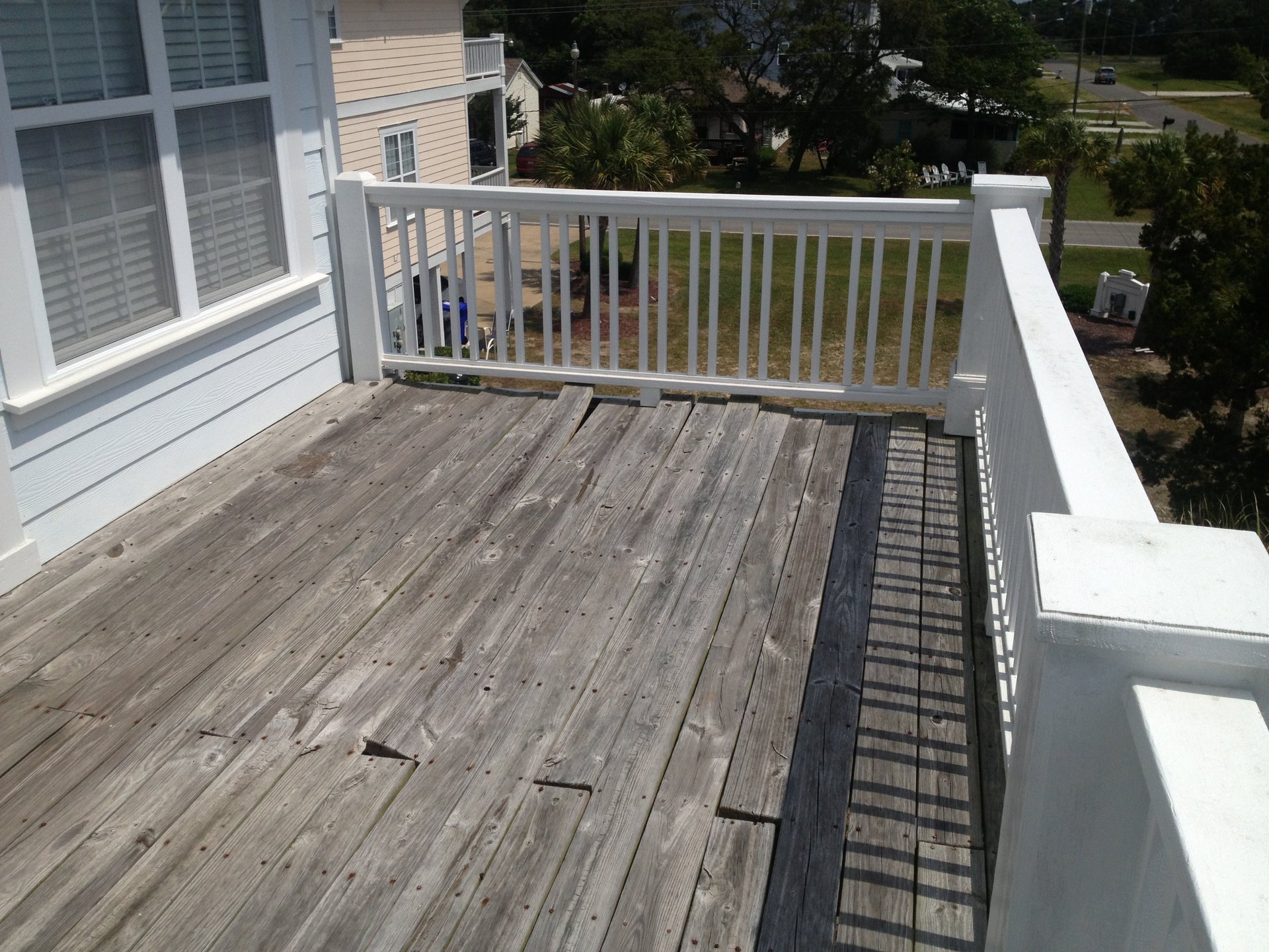 Wilmington Contracting Deck Railing